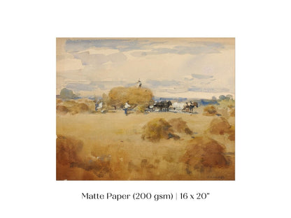 Haymaking | P185 - Single Art Prints - Piccolo Fiore Prints