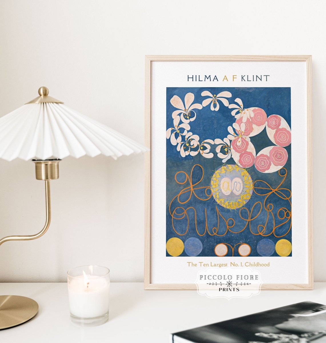 Hilma af Klint The Ten Largest | No. 1, Childhood | P575 - Single Art Prints - Piccolo Fiore Prints