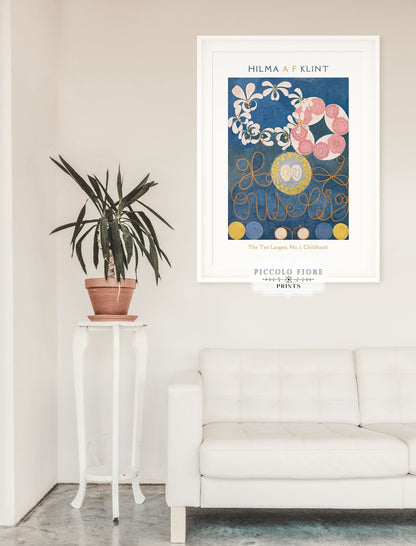 Hilma af Klint The Ten Largest | No. 1, Childhood | P575 - Single Art Prints - Piccolo Fiore Prints