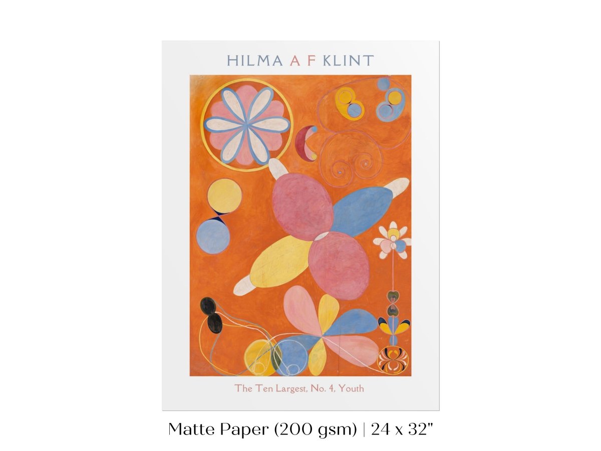 Hilma af Klint The Ten Largest | No. 4, Youth | P578 - Single Art Prints - Piccolo Fiore Prints