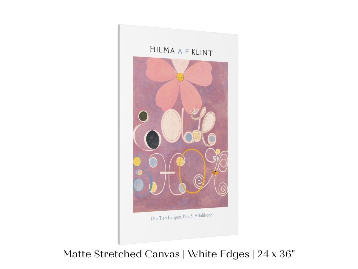 Hilma af Klint The Ten Largest | No. 5, Adulthood | P579 - Single Art Prints - Piccolo Fiore Prints