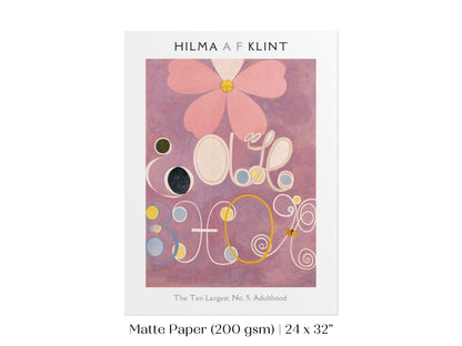 Hilma af Klint The Ten Largest | No. 5, Adulthood | P579 - Single Art Prints - Piccolo Fiore Prints