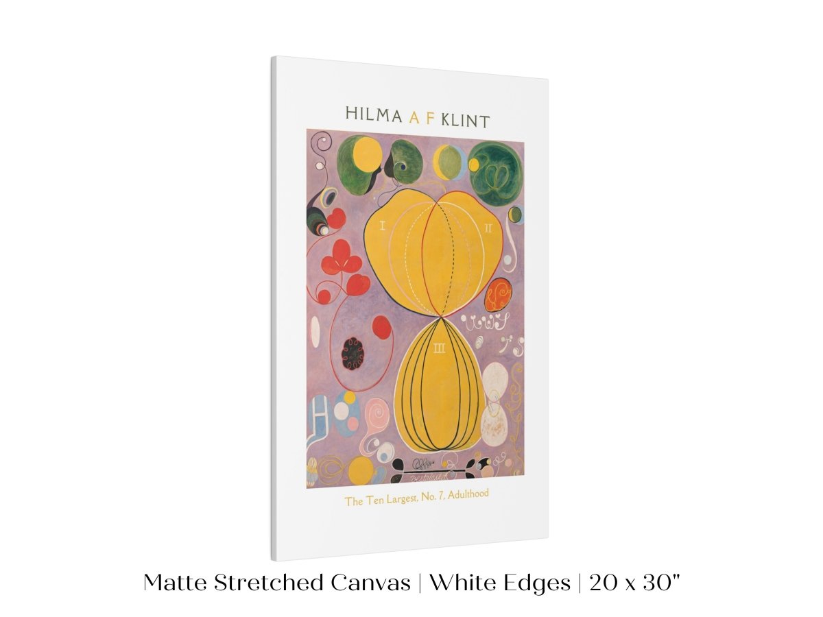 Hilma af Klint The Ten Largest | No. 7, Adulthood | P581 - Single Art Prints - Piccolo Fiore Prints