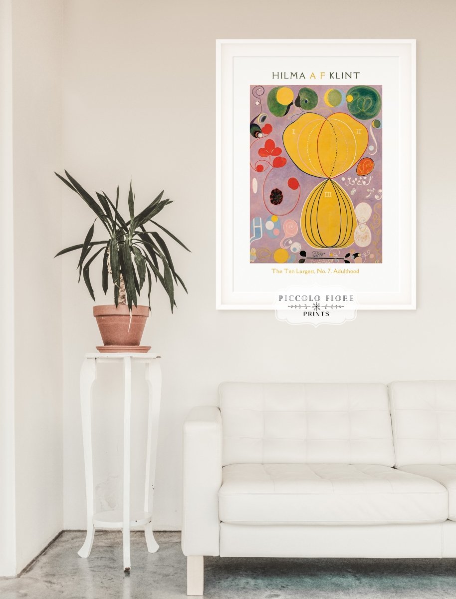 Hilma af Klint The Ten Largest | No. 7, Adulthood | P581 - Single Art Prints - Piccolo Fiore Prints