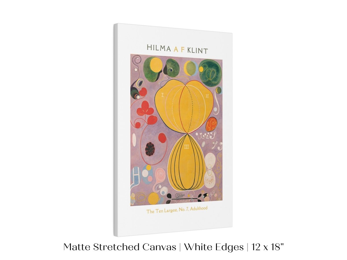 Hilma af Klint The Ten Largest | No. 7, Adulthood | P581 - Single Art Prints - Piccolo Fiore Prints