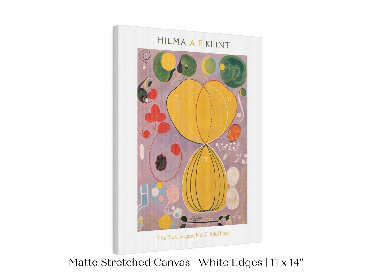 Hilma af Klint The Ten Largest | No. 7, Adulthood | P581 - Single Art Prints - Piccolo Fiore Prints