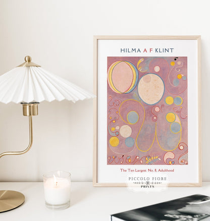 Hilma af Klint The Ten Largest | No. 8, Adulthood | P582 - Single Art Prints - Piccolo Fiore Prints