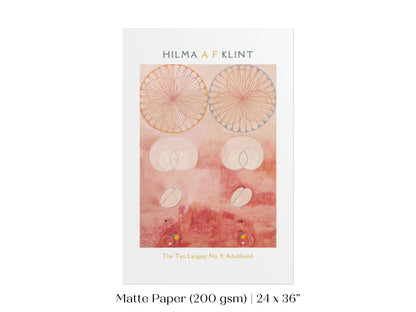 Hilma af Klint The Ten Largest | No. 9, Adulthood | P583 - Single Art Prints - Piccolo Fiore Prints