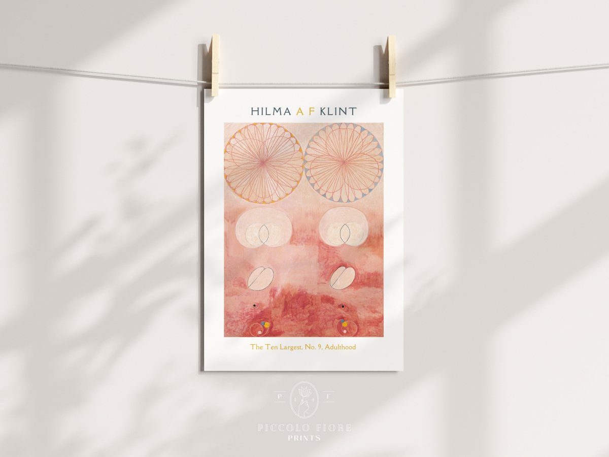 Hilma af Klint The Ten Largest | No. 9, Adulthood | P583 - Single Art Prints - Piccolo Fiore Prints