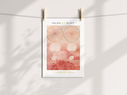 Hilma af Klint The Ten Largest | No. 9, Adulthood | P583 - Single Art Prints - Piccolo Fiore Prints