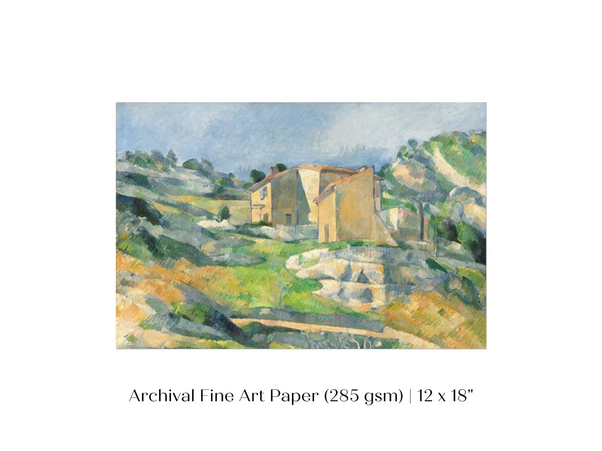 Houses in Provence | P16 - Single Art Prints - Piccolo Fiore Prints