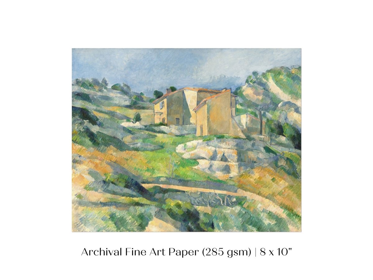 Houses in Provence | P16 - Single Art Prints - Piccolo Fiore Prints