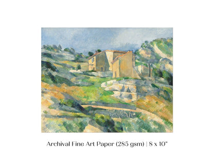 Houses in Provence | P16 - Single Art Prints - Piccolo Fiore Prints