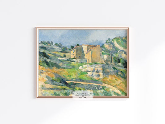 Houses in Provence | P16 - Single Art Prints - Piccolo Fiore Prints