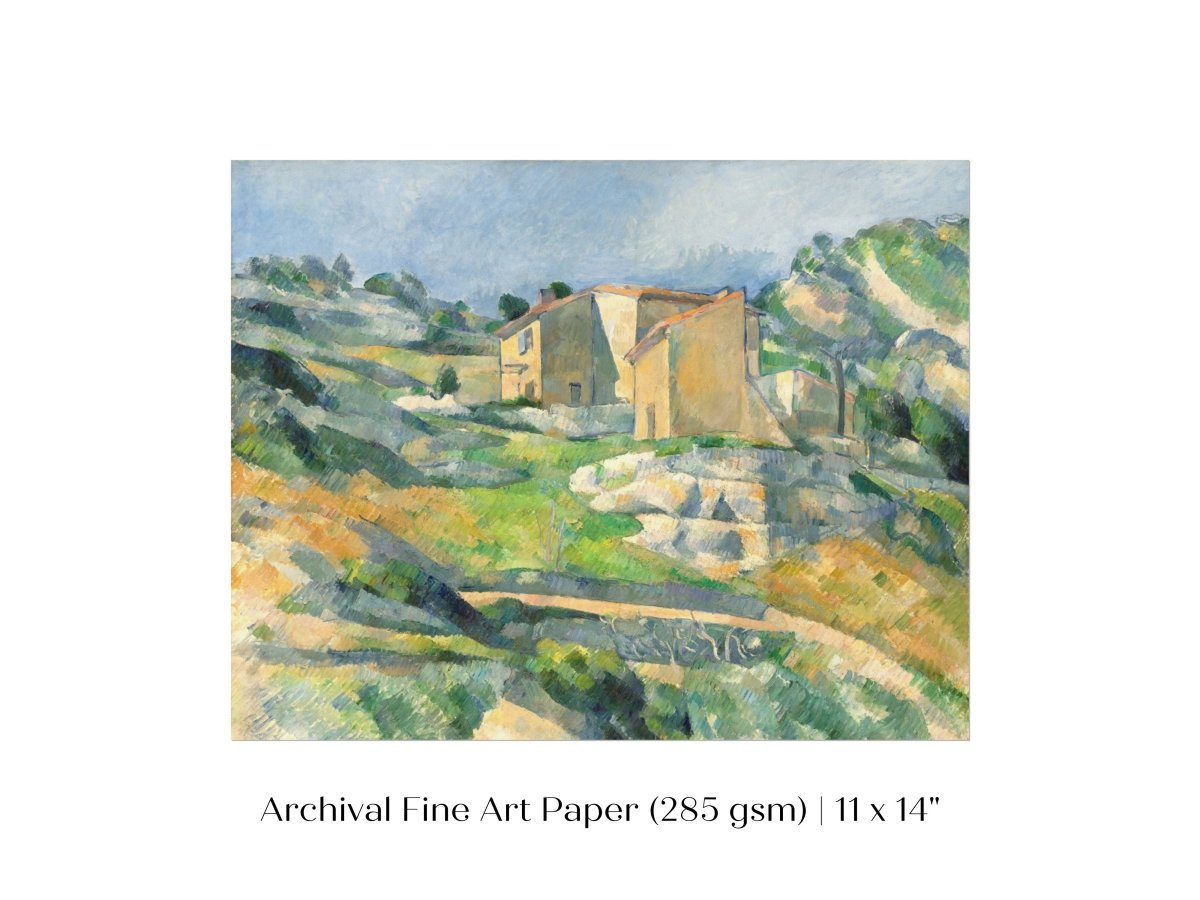 Houses in Provence | P16 - Single Art Prints - Piccolo Fiore Prints