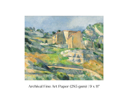 Houses in Provence | P16 - Single Art Prints - Piccolo Fiore Prints