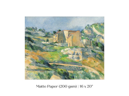 Houses in Provence | P16 - Single Art Prints - Piccolo Fiore Prints