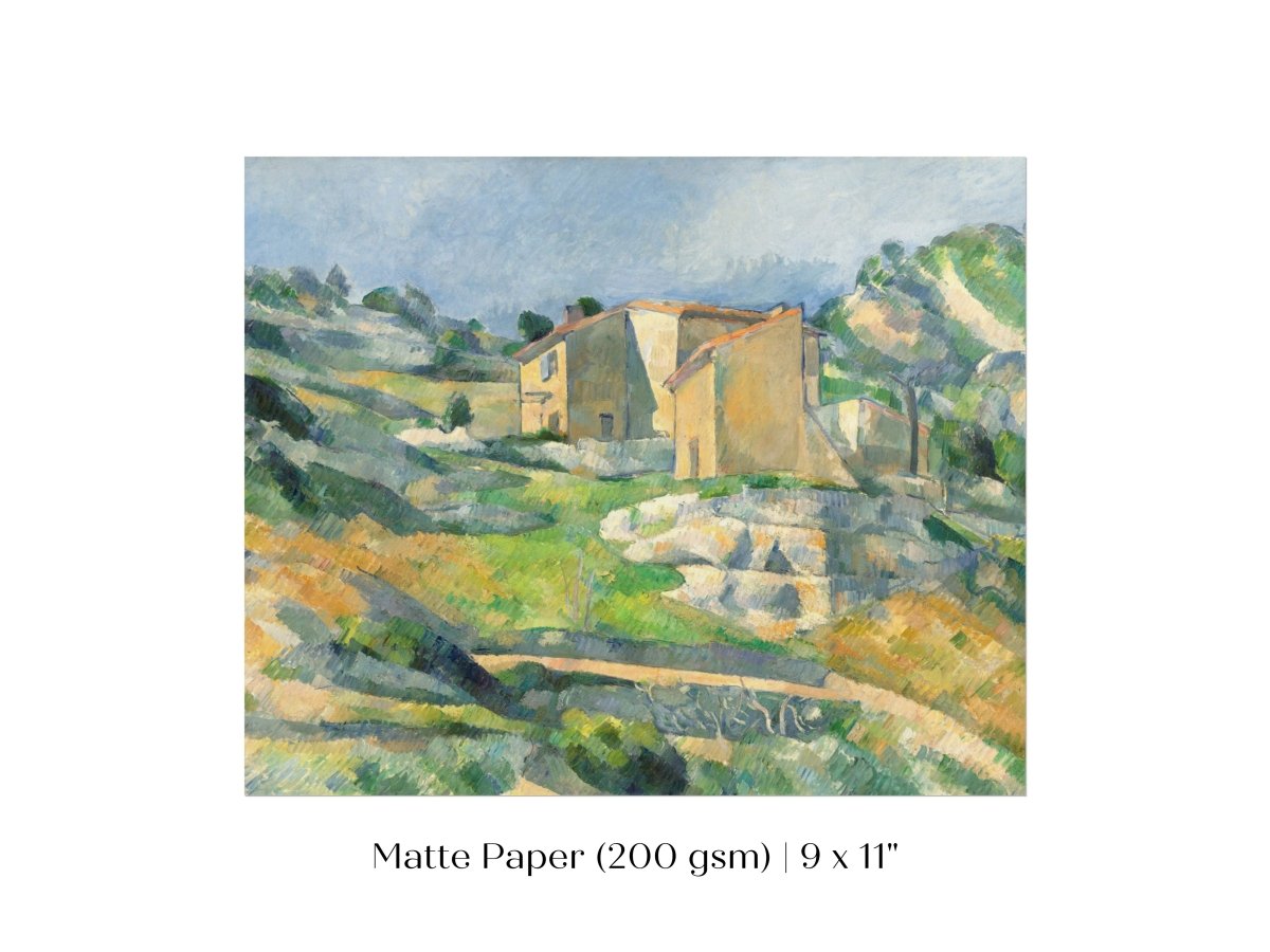 Houses in Provence | P16 - Single Art Prints - Piccolo Fiore Prints