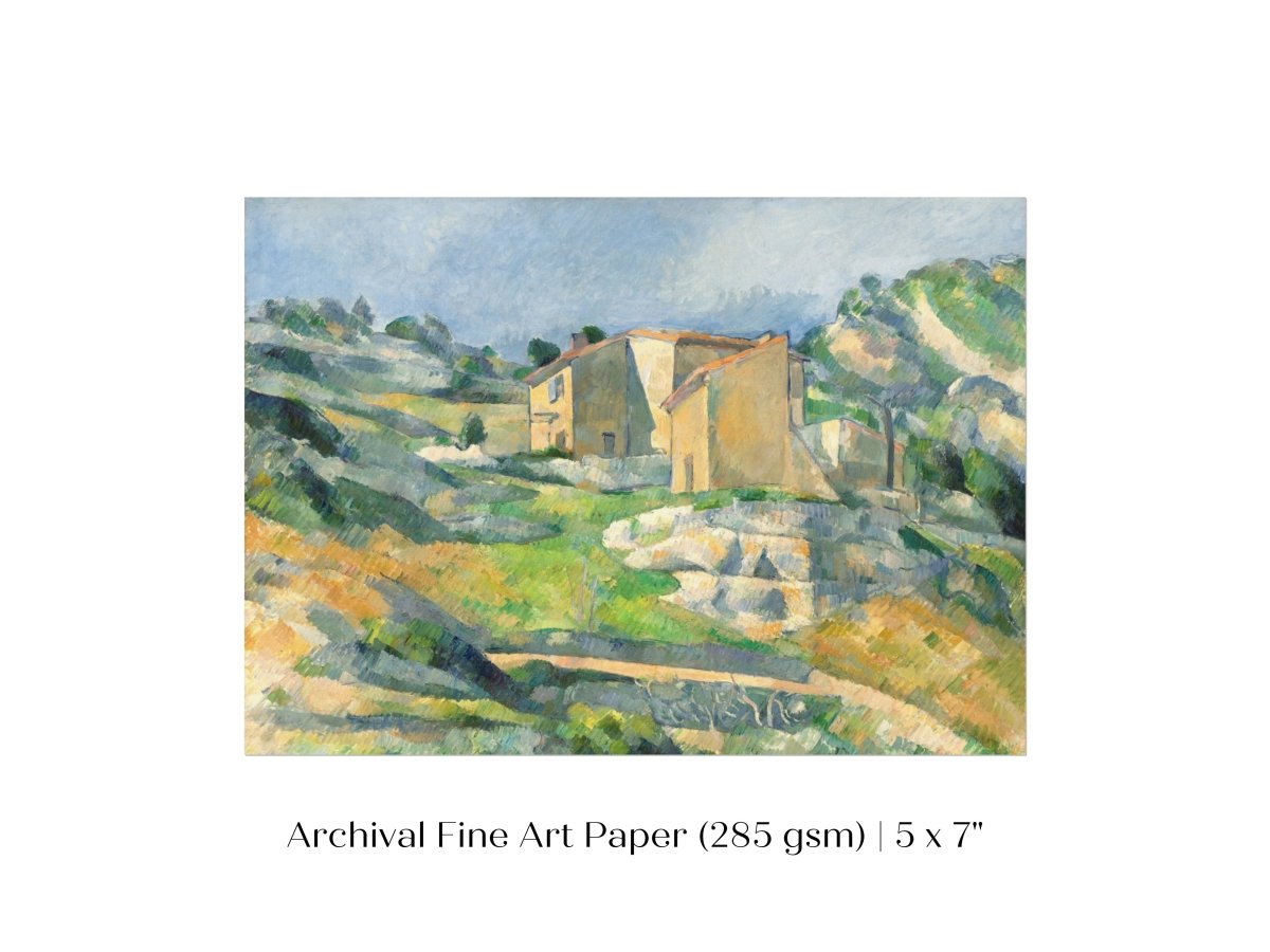 Houses in Provence | P16 - Single Art Prints - Piccolo Fiore Prints