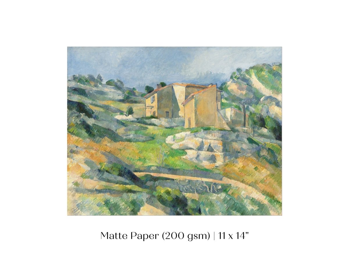 Houses in Provence | P16 - Single Art Prints - Piccolo Fiore Prints