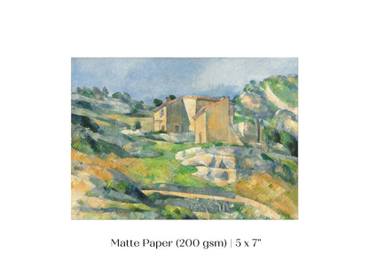 Houses in Provence | P16 - Single Art Prints - Piccolo Fiore Prints