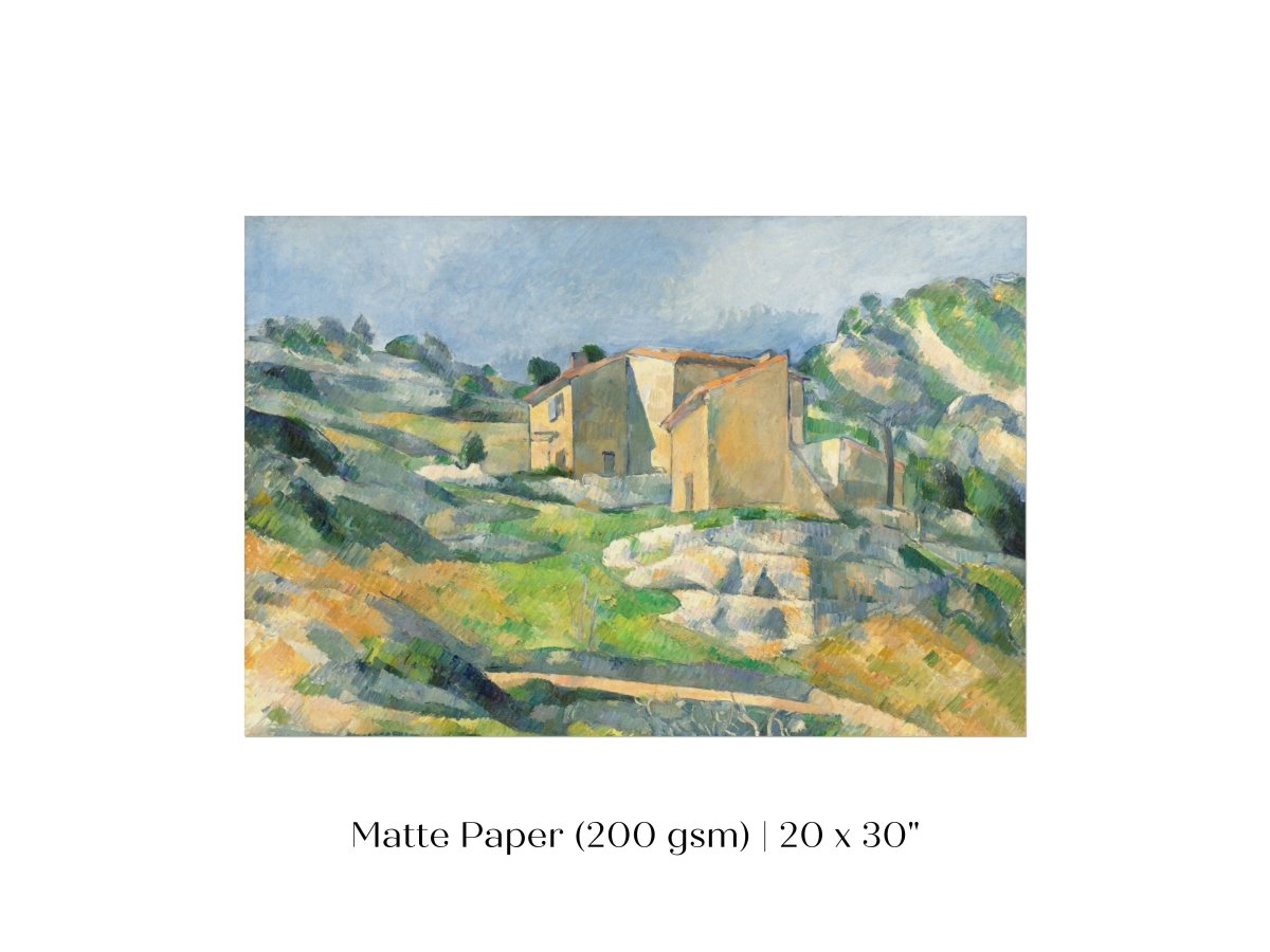 Houses in Provence | P16 - Single Art Prints - Piccolo Fiore Prints