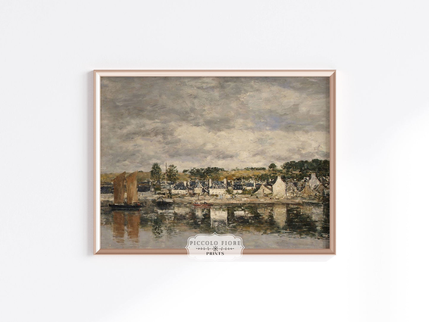French Village by A River  | P124