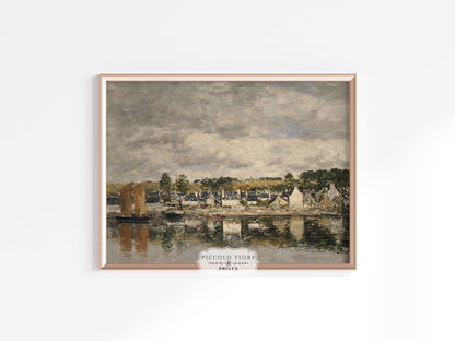 French Village by A River  | P124