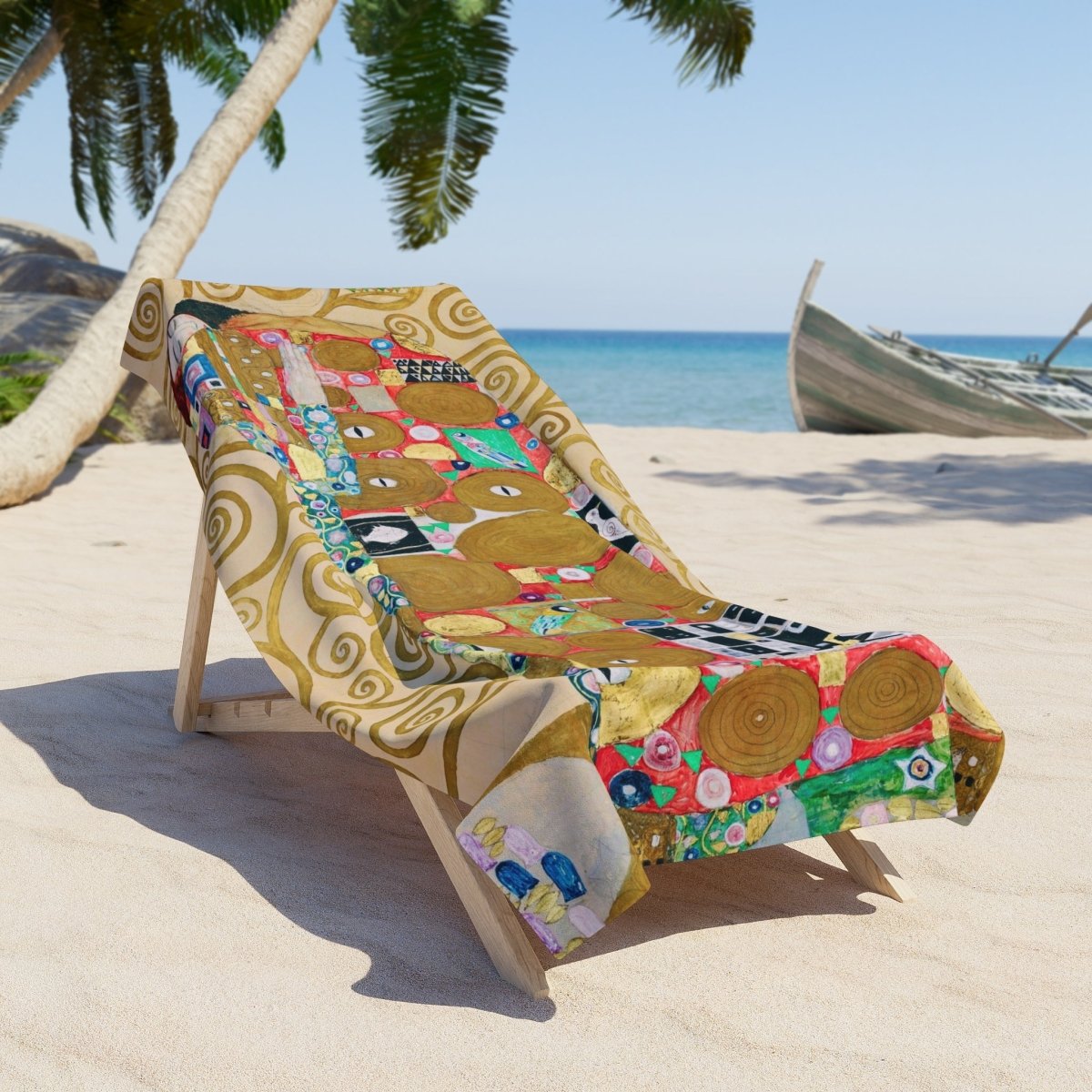 Klimt Beach Towel - Beach Towel - Piccolo Fiore Prints