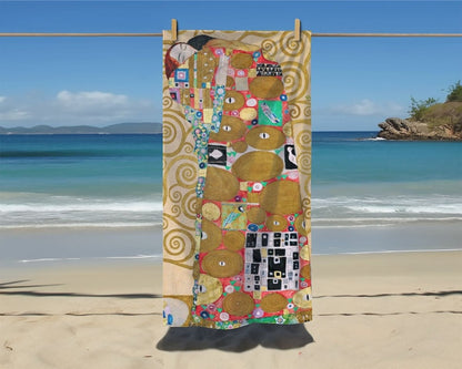 Klimt Beach Towel - Beach Towel - Piccolo Fiore Prints