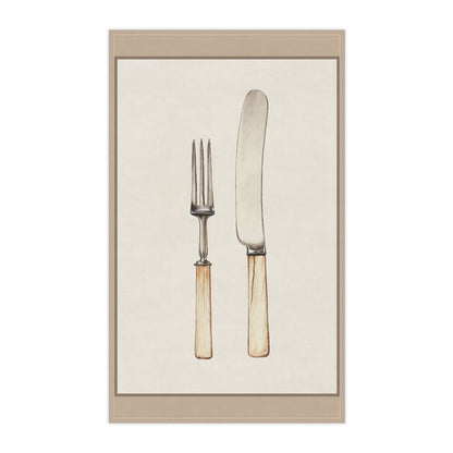 Knife and Fork | Tea Towel - Tea Towel - Piccolo Fiore Prints
