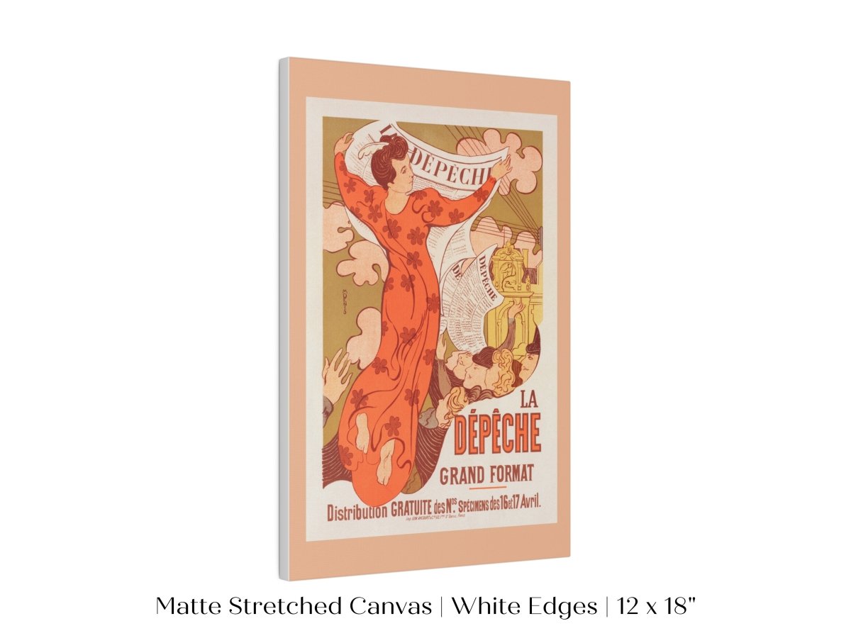 La Dépêche de Toulouse | P690 - Single Art Prints - Piccolo Fiore Prints