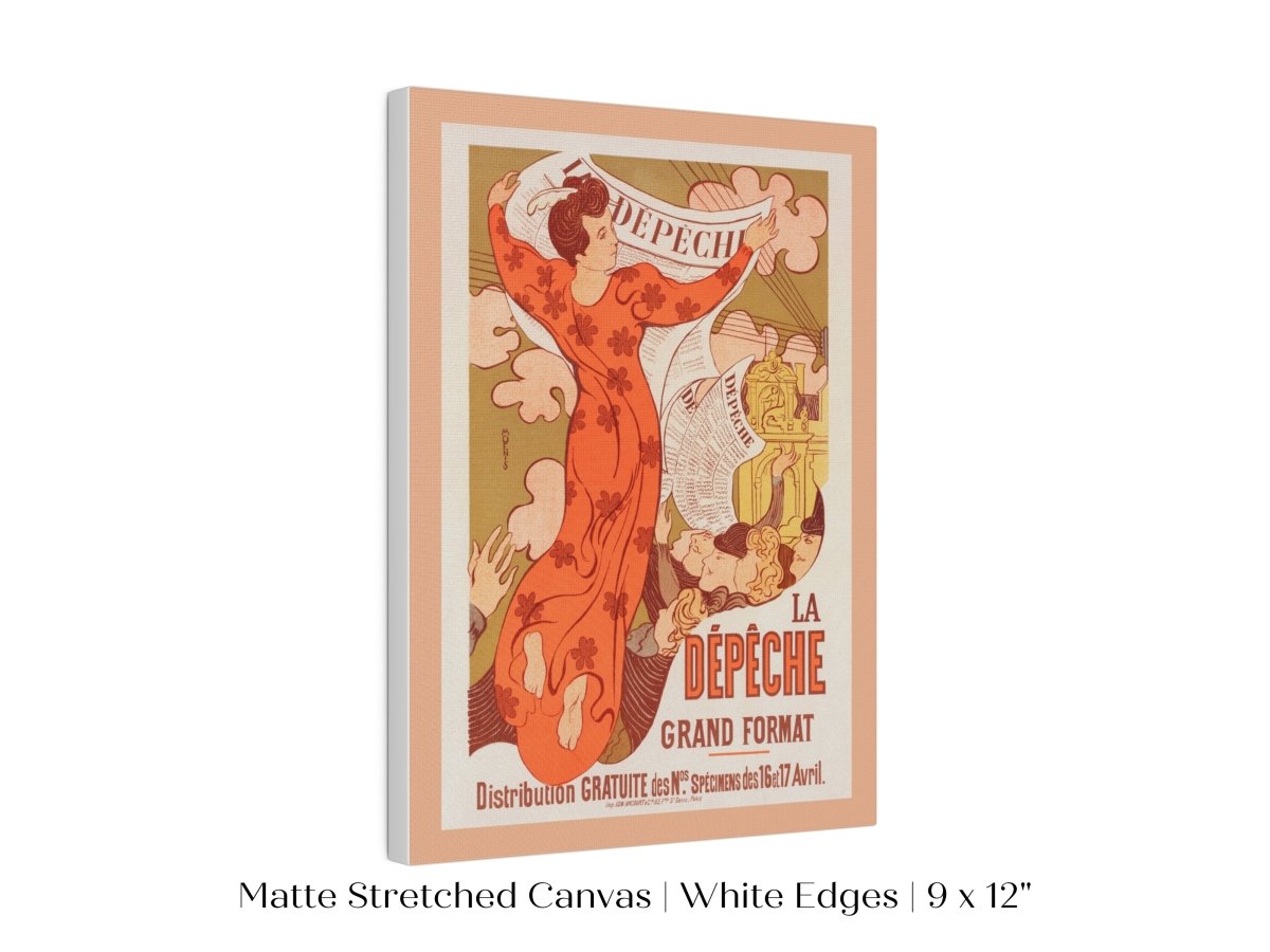 La Dépêche de Toulouse | P690 - Single Art Prints - Piccolo Fiore Prints