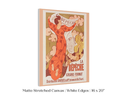 La Dépêche de Toulouse | P690 - Single Art Prints - Piccolo Fiore Prints