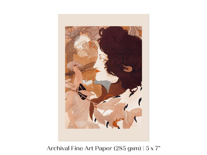 La Femme Fatale | P250 - Single Art Prints - Piccolo Fiore Prints