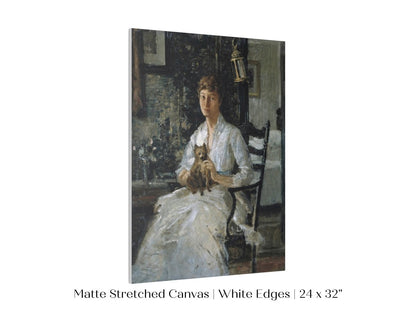 Lady with a Dog | P343 - Single Art Prints - Piccolo Fiore Prints