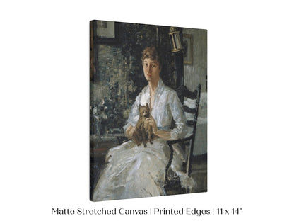 Lady with a Dog | P343 - Single Art Prints - Piccolo Fiore Prints