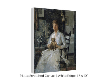 Lady with a Dog | P343 - Single Art Prints - Piccolo Fiore Prints