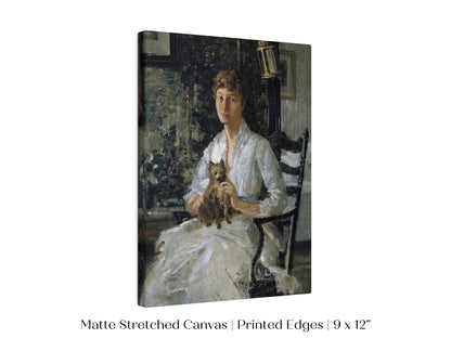 Lady with a Dog | P343 - Single Art Prints - Piccolo Fiore Prints