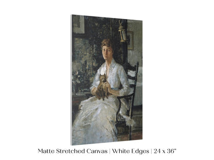 Lady with a Dog | P343 - Single Art Prints - Piccolo Fiore Prints