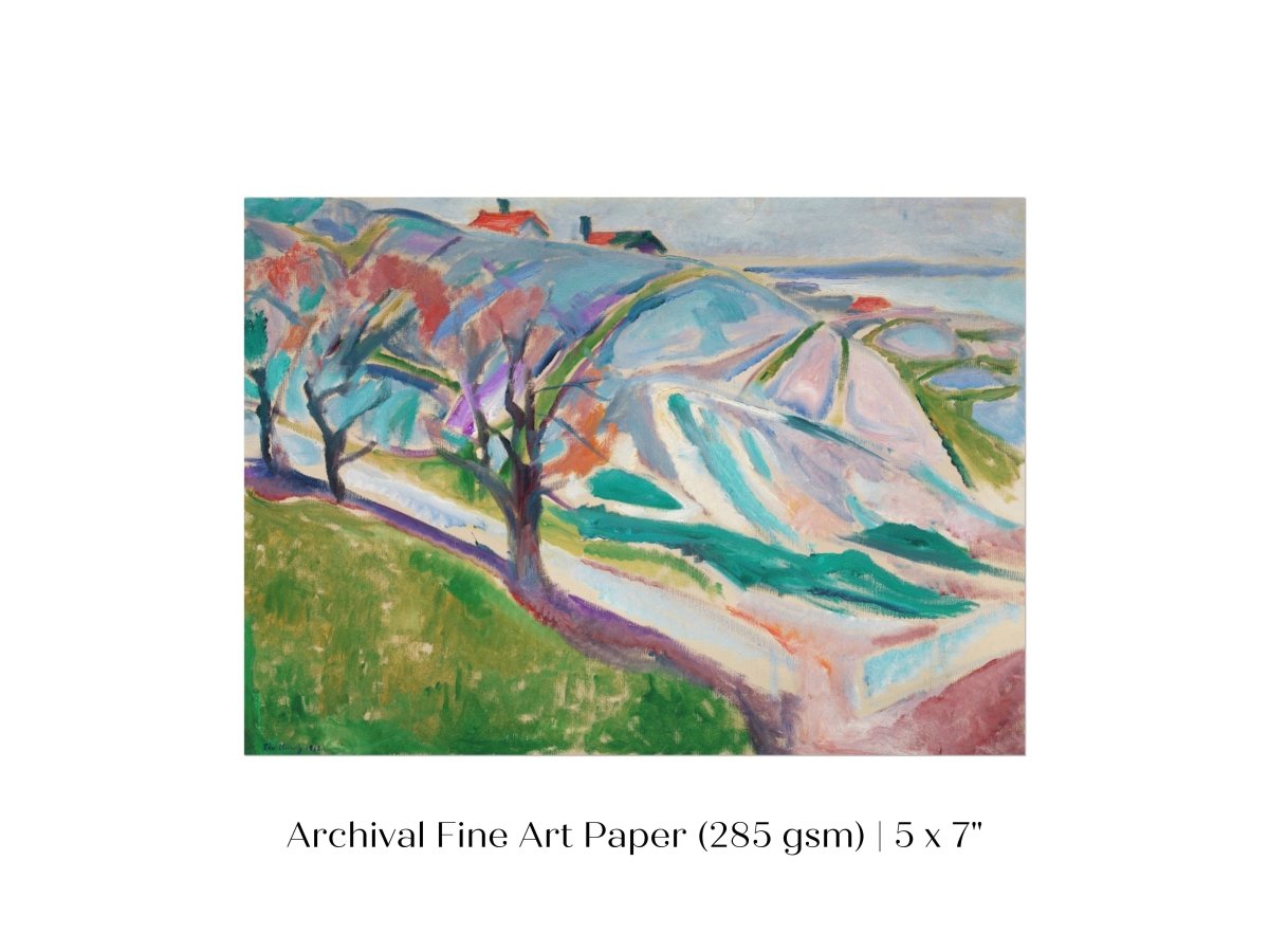 Landscape of Kragerø | P32 - Single Art Prints - Piccolo Fiore Prints