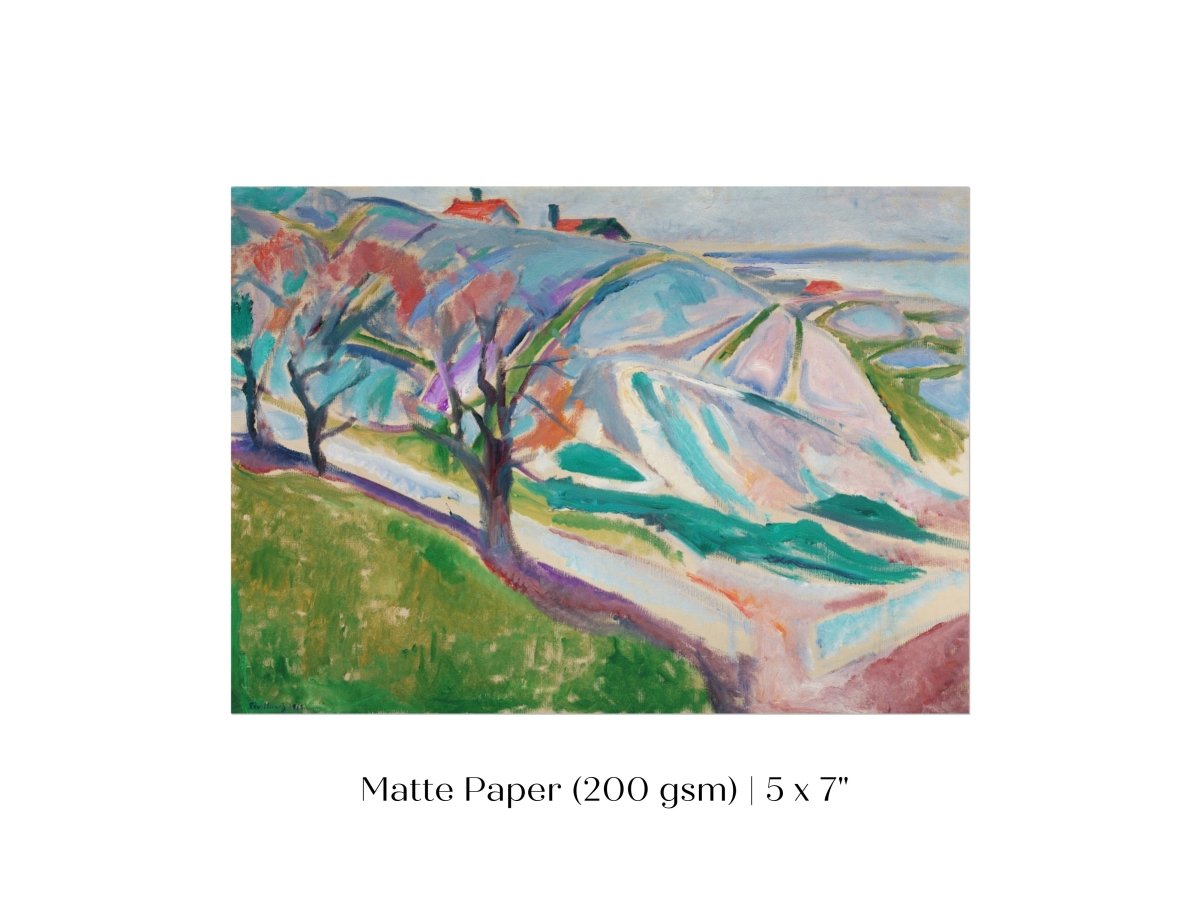 Landscape of Kragerø | P32 - Single Art Prints - Piccolo Fiore Prints