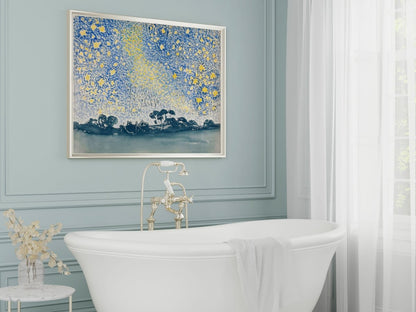 Landscape with Stars | P60 - Single Art Prints - Piccolo Fiore Prints
