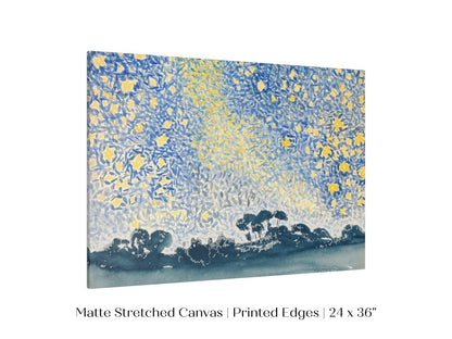Landscape with Stars | P60 - Single Art Prints - Piccolo Fiore Prints