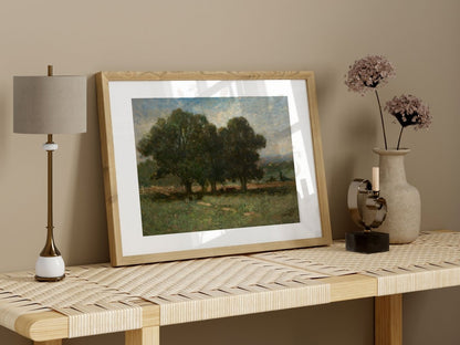 Landscape with Trees | P346 - Single Art Prints - Piccolo Fiore Prints