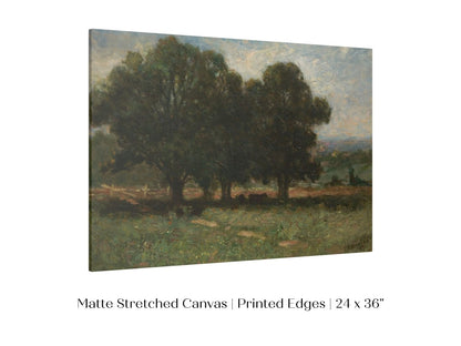 Landscape with Trees | P346 - Single Art Prints - Piccolo Fiore Prints