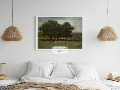 Landscape with Trees | P346 - Single Art Prints - Piccolo Fiore Prints