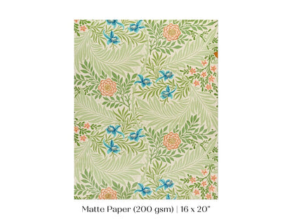 Larkspur | William Morris | P261 - Single Art Prints - Piccolo Fiore Prints