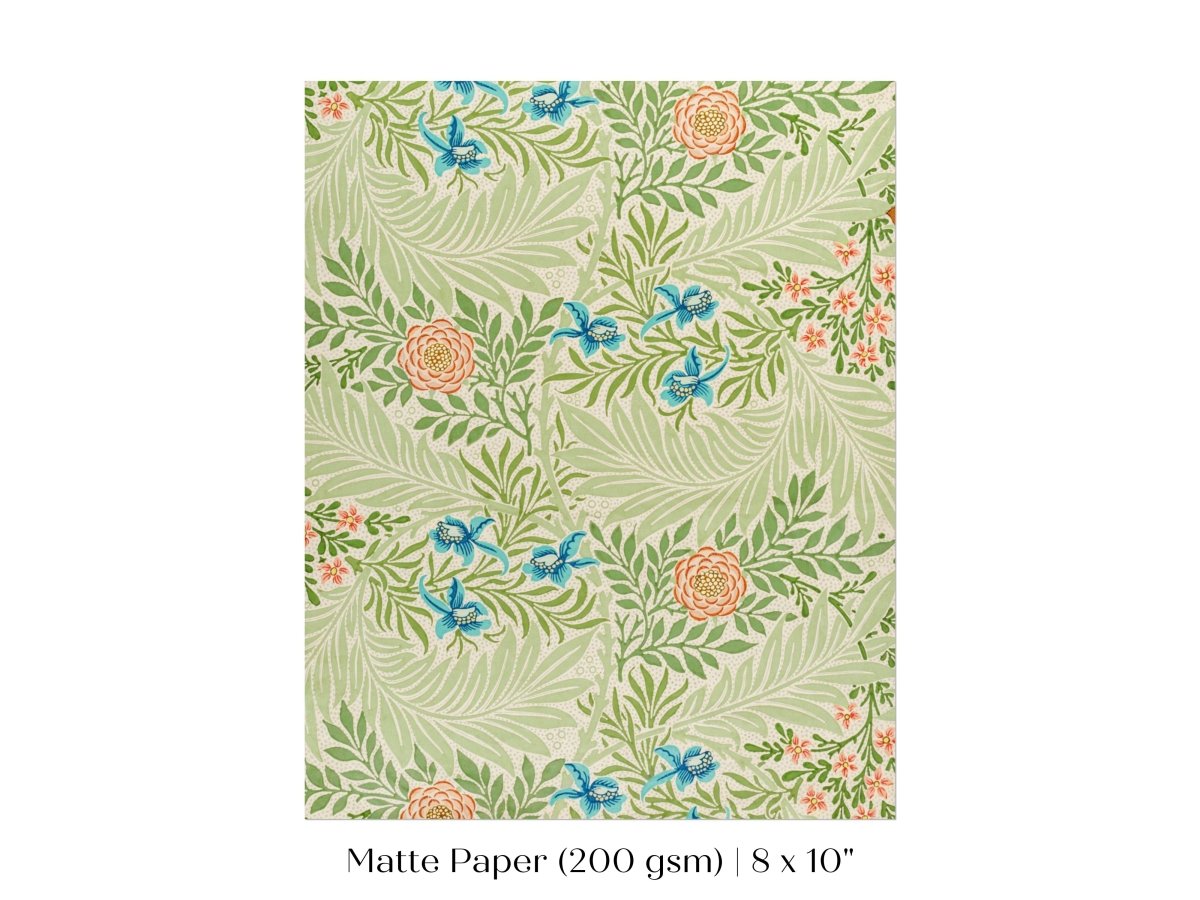 Larkspur | William Morris | P261 - Single Art Prints - Piccolo Fiore Prints