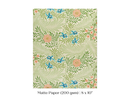 Larkspur | William Morris | P261 - Single Art Prints - Piccolo Fiore Prints